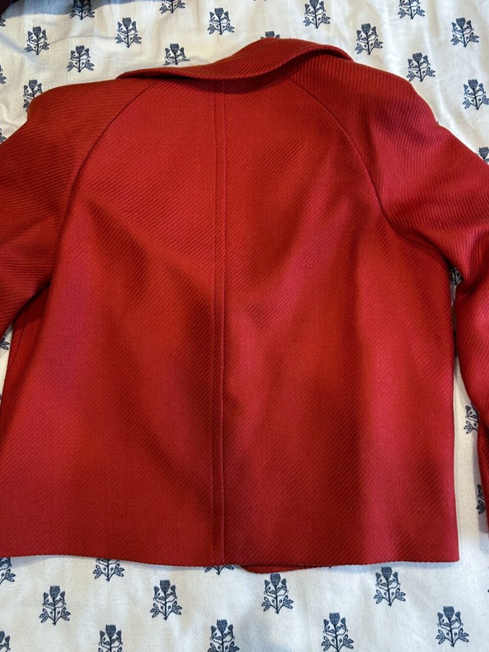 Talbots Wool Blend Blazer Burnt Orange | Size 18 - Picture 5 of 5